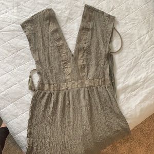Aliya Lace Jumpsuit “Sage” - Large